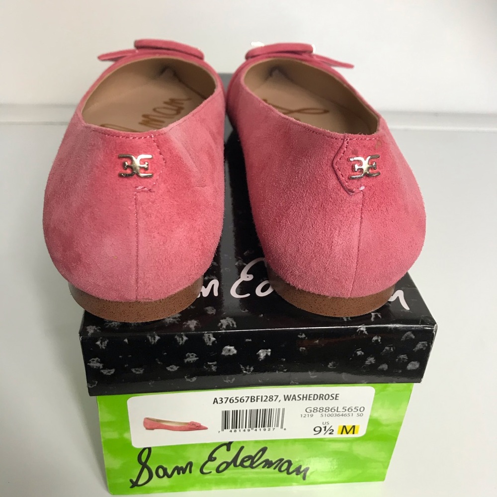 Sam Edelman Sonja Suede Buckle Flats - Picture 7 of 8